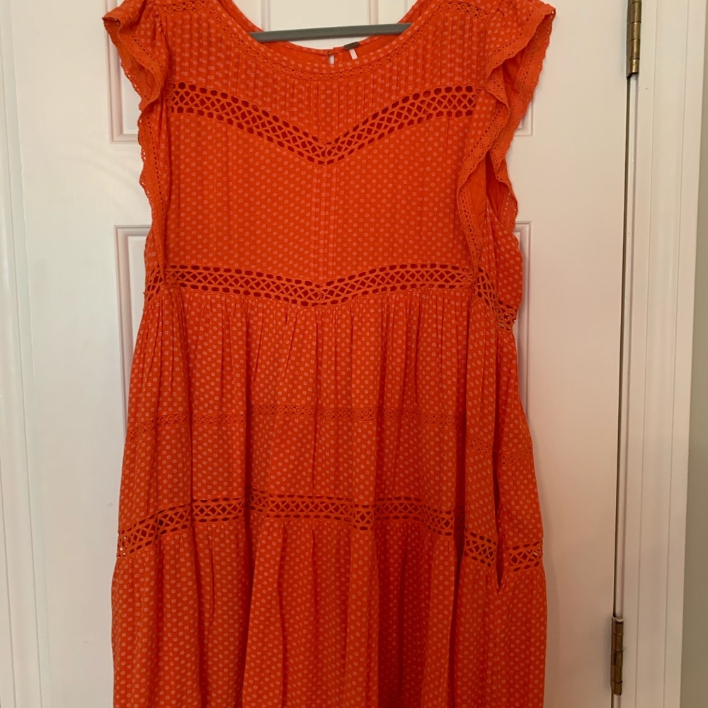 Free people orange sundress